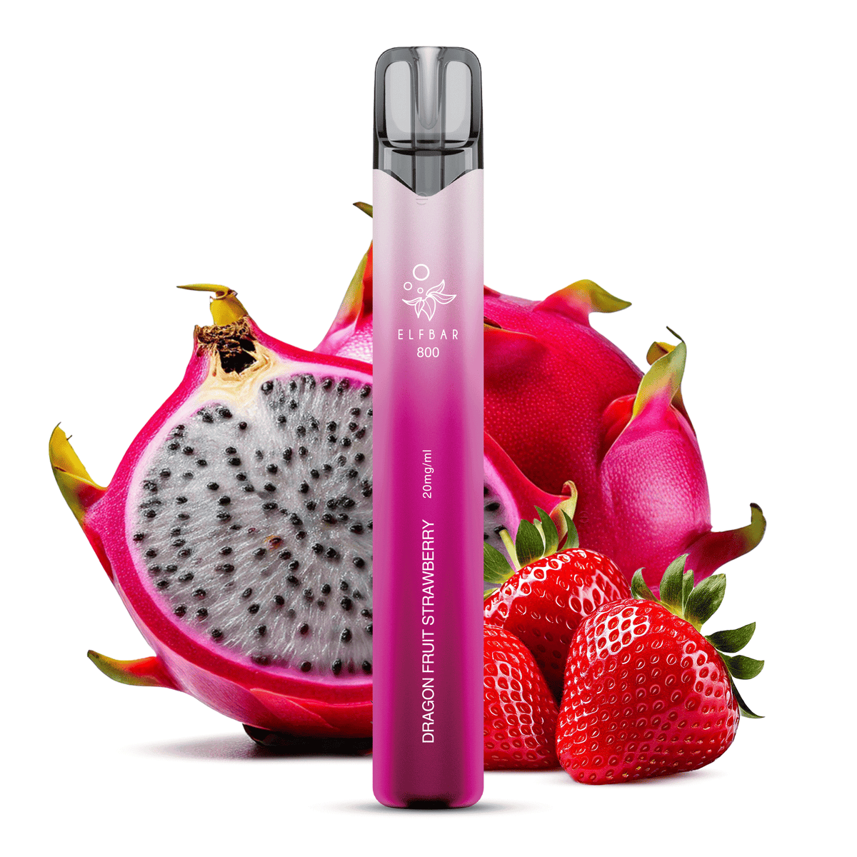 Vape Rosa Einweg Vape Drachenfrucht Erdbeere | 800 Züge | 20mg Nikotin